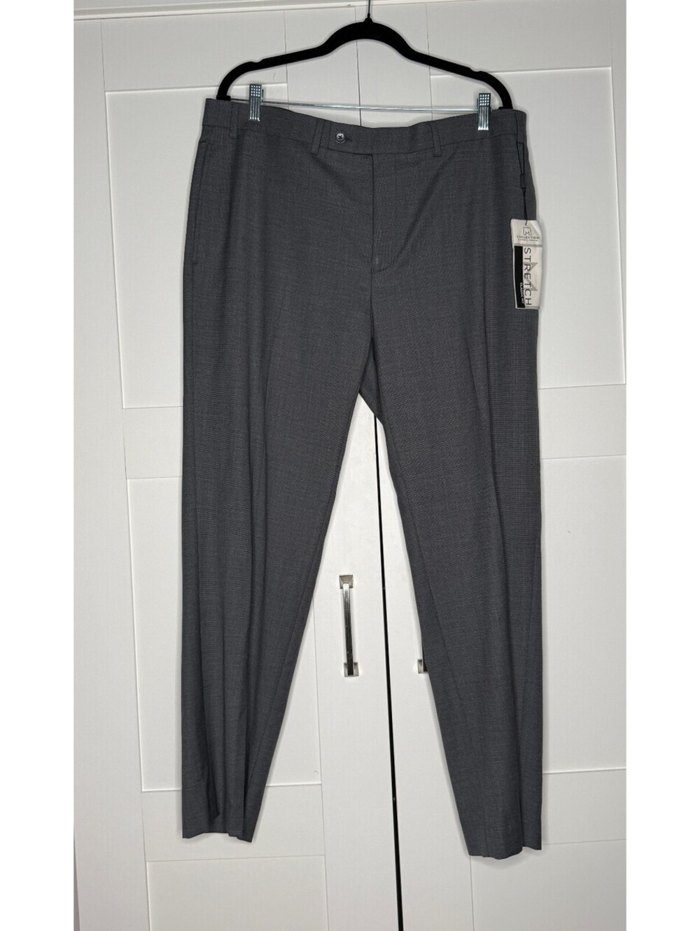 Michael Strahan Collection Men's Gray Stretch Dress Pants Size 38Wx30L, NWT
